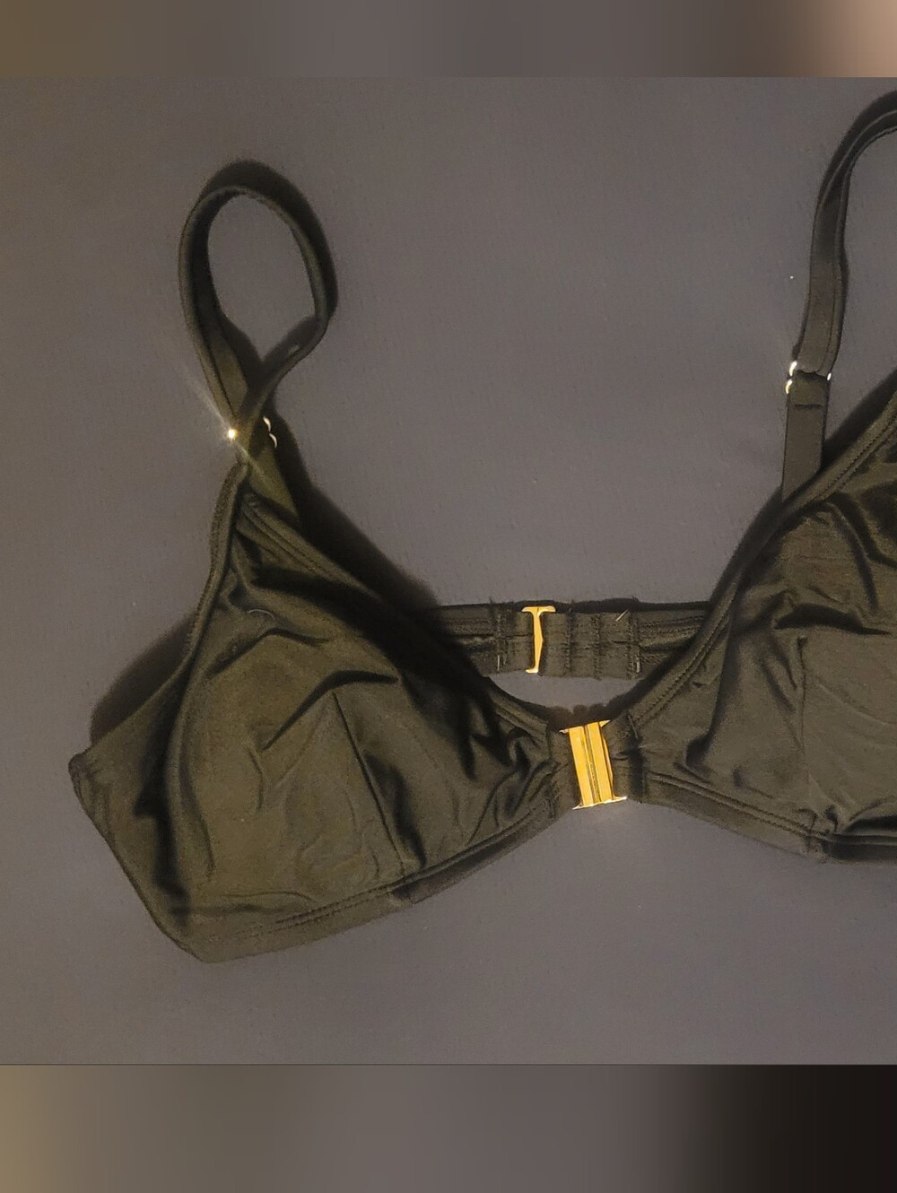 Cupshe Black Size Large Bikini Top